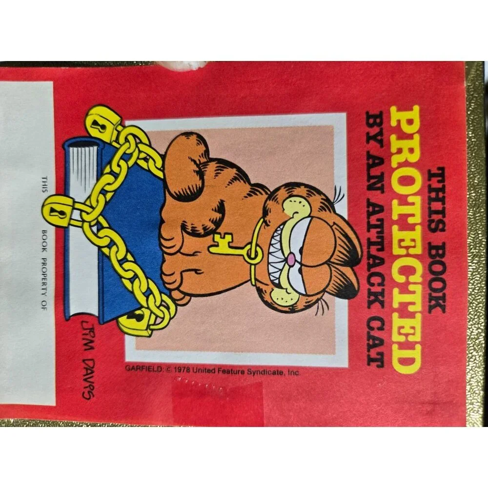 Garfield Bookplates 50-Pack By Antioch Bookplate Co. - 